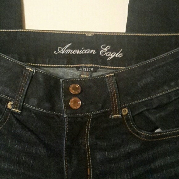 American Eagle Stretch Womens Cropped Jeans Sz 6 - Picture 3 of 8